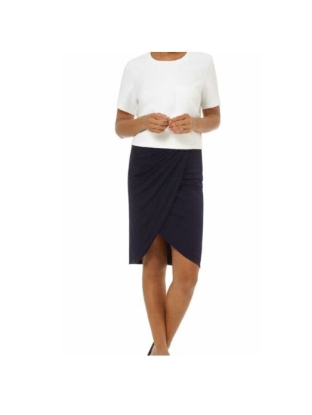 Artzia Babaton Cabot Wrap Skirt Black Size Small
